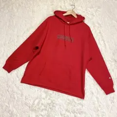 『CHAMPION』チャンピオン（L）レッド/パーカー/貫通ポケットあり/長袖