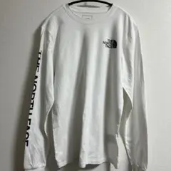 THE NORTH FACE ホワイト　長袖ティーシャツ　ロンT