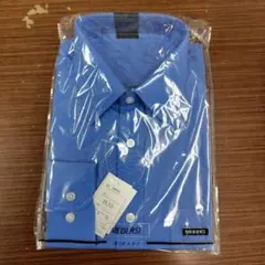 新品未使用VEDERSI ブルー 長袖ワイシャツ Lサイズ