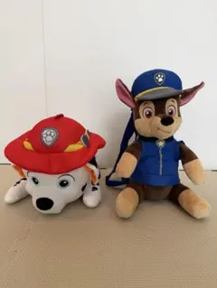 PAW Patrol ぬいぐるみ マーシャル チェイス リュックセット　パウパト