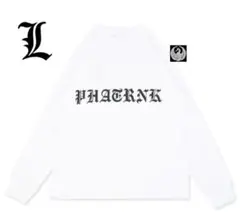 ファットランク ロンＴ 長袖 バックビッグプリント Old\"P\"ロゴ ホワイト Amazon.co.jp: 5696 レア PHATRNK ファットランク Pロゴ ロンT L