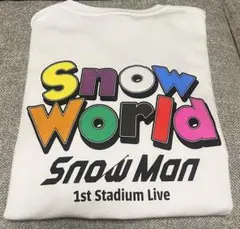 Snow Man 1st Stadium Live TシャツSnowWorld