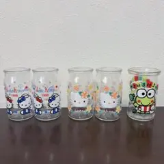 サンリオ ハローキティ グラス コップ 2点 レトロ 2004年 セーブオン