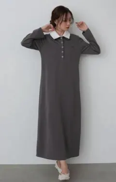 新品　Bab 2WAYダブルカラーワンピース