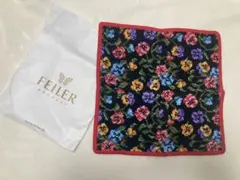 FEILER フェイラー ハンカチ パンジー柄