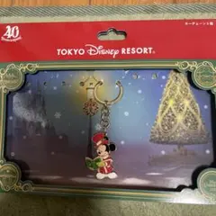 東京ディズニーリゾート 40周年 クリスマス キーチェーン　ミッキーマウス