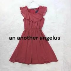 アンアナザーアンジェラス◆ビックカラーノースリーブワンピース ドット柄 レッド♪のサムネイル