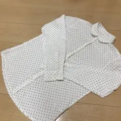 アースミュージックアンドエコロジー　シャツ　ドット　Sサイズ