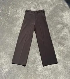 【美品・希少】soerte ワイドストレートスラックス ブラウンのサムネイル