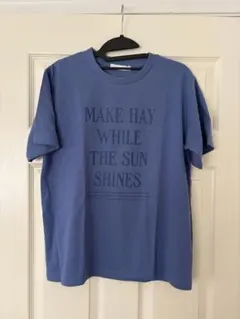 ワールド　SHOO LA RUE ロゴTシャツ ブルー Mサイズ 新品のサムネイル