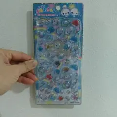 ぷくぷくあわわちゃん ぷちドロステッカー