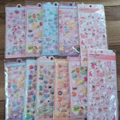 ボンボンドロップシール ぷくぷくシール 11枚セット