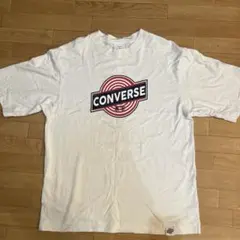 CONVERSE 東京テグテグプリントホワイト半袖 Tシャツ　サイズ3