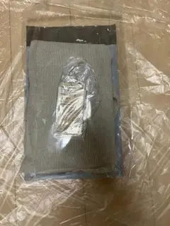 S アイボリー 洗える畦編みクルーネックセーター 紳士 無印