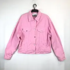 MSGM カラーデニムジャケット 40サイズ 2541MDH43L ピンクのサムネイル