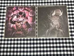 鬼滅の刃　憎珀天＆半天狗　色紙　２枚セット