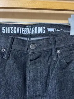 リーバイス × NIKE 511 SKATEBORDING デニム W34 美品 Levi's x Nike SB 511 Skateboarding Navy Dri Fit Jeans Size