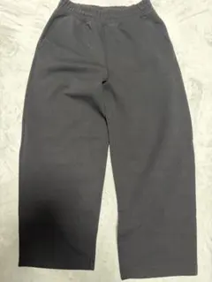 UNIQLO C スウェットワイドパンツ 黒　Sサイズ