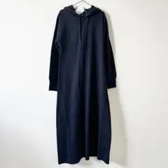 Spick and Span 2024AW フーテッド ニットロングワンピース