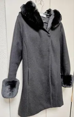 CECIL McBEE グレー ロングコート