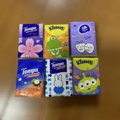 Tempo Kleenex 紙ナプキン 6個セット