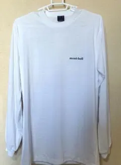 【本日限定値下げ中】mont-bell ホワイト長袖Tシャツ Sサイズ