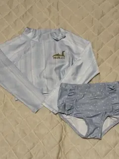 ラッシュガード&パンツ　女の子用水着110センチ