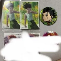 HUNTER×HUNTER ゴン 缶バッジ カード バラ売り⭕️