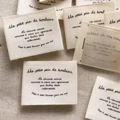 【コットンタグ】大サイズ／白／10枚　SALE