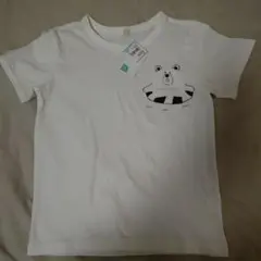 新品 西松屋 エルフィンドール 130cm 白 半袖 Tシャツ