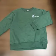 PETIT MAIN ダークグリーン トレーナー 130cm