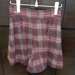 Bon mercerie キュロット　秋　冬　チェック柄　Mサイズ