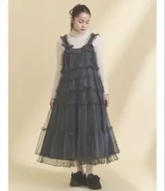 チュールドロストロングワンピース