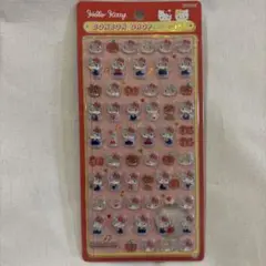 キティ　赤　ボンボンドロップシール　mini
