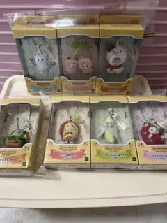 シルバニアファミリー 赤ちゃん　キーチェーン7個セット　まとめ売り