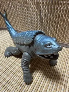 E-壁 【希少】70s ヴィンテージ 恐竜 ソフビ アンキロサウルス 香港製
