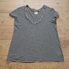 ☆Ron Harman☆ブラックストライプカットソー☆コットン☆のサムネイル