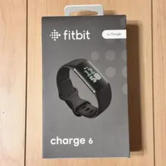 新品未開封品　FitbitCharge6　オブシディアン／ブラック