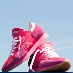 PHILIPPE MODEL Tropez Neon スエード スニーカーのサムネイル