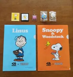 くら寿司 PEANUTSコラボ クリアファイル キーホルダー缶バッチ　ステッカーのサムネイル
