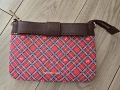 サマンサベガ　チェック柄ポーチ