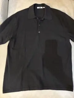 UNIQLO ブラック ポロシャツ