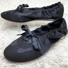 『未使用級』VIVAIA スニーカーパンプス バレエシューズ リボン フラット