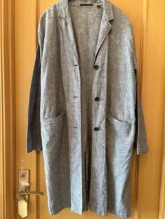 【ユニクロ】リネン＊コットン ロングジャケット