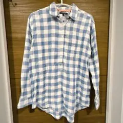 トミー ヒルフィガー レディース チェック シャツ 長袖 青 ブルー