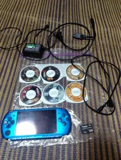 PSP 3000 本体【ジャンク】充電器ソフトメモリースティック付き【ジャンク】