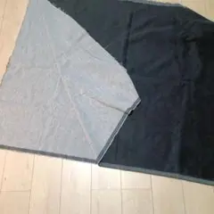 黒のウール風生地