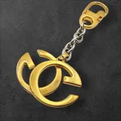 GUCCI インターロッキング キーリング ゴールド×シルバー