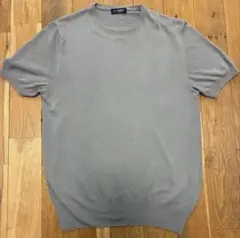 BEAMS F ビームスF グレー ニットtee 半袖ニット　イタリア製　Sのサムネイル