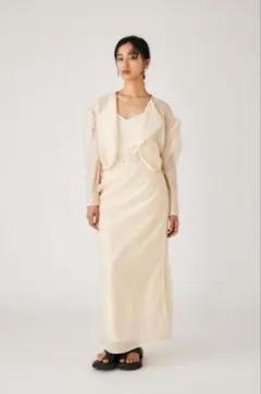 moussy M_SHEER WRAP スカート